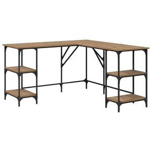 vidaXL &Gamma;&rho;&alpha;&phi;&epsilon;ί&omicron; Artisan Oak 139 x 139 x 75 &epsilon;&kappa;. &Epsilon;&pi;&epsilon;&xi;&epsilon;&rho;&gamma;&alpha;&sigma;&mu;έ&nu;&omicron; &Xi;ύ&lambda;&omicron;