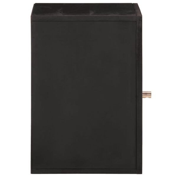 vidaXL Ντουλάπι Μπάνιου Επιτοίχιο 38x33x48 εκ. από Μασίφ Ξύλο Μάνγκο