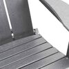 vidaXL Πτυσσόμενη Καρέκλα Adirondack Ανοιχτό γκρι 74.5 x 80.5 x 90 εκ.