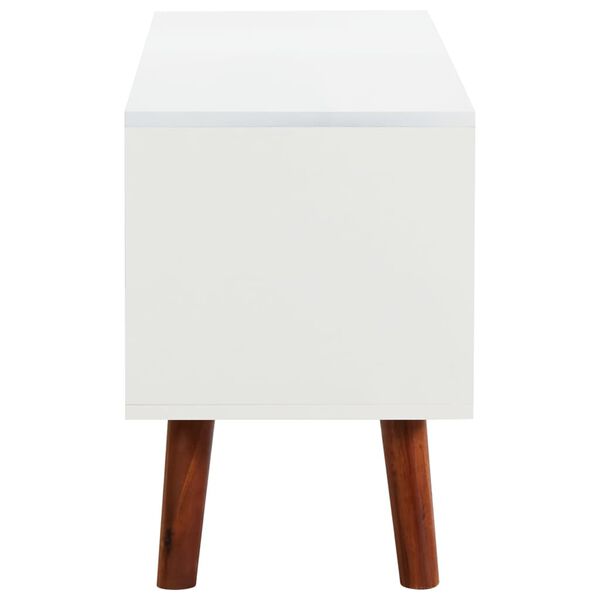 vidaXL Έπιπλο Τηλεόρασης 110 x 35 x 50 εκ. από Μασίφ Ξύλο Ακακίας/MDF