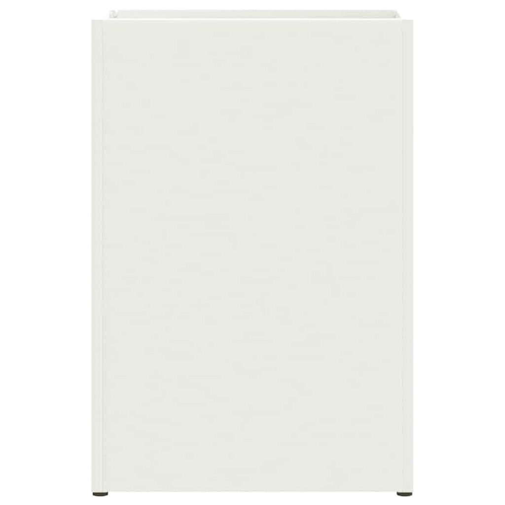 vidaXL Σχέδιο & βάση αποθήκευσης Λευκό 28 x 12 x 41 εκ Μέταλλο