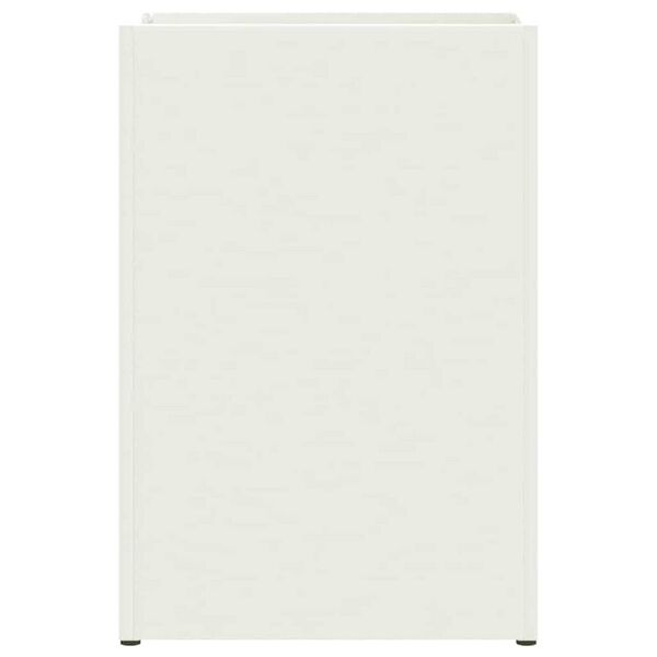 vidaXL Σχέδιο & βάση αποθήκευσης Λευκό 28 x 12 x 41 εκ Μέταλλο