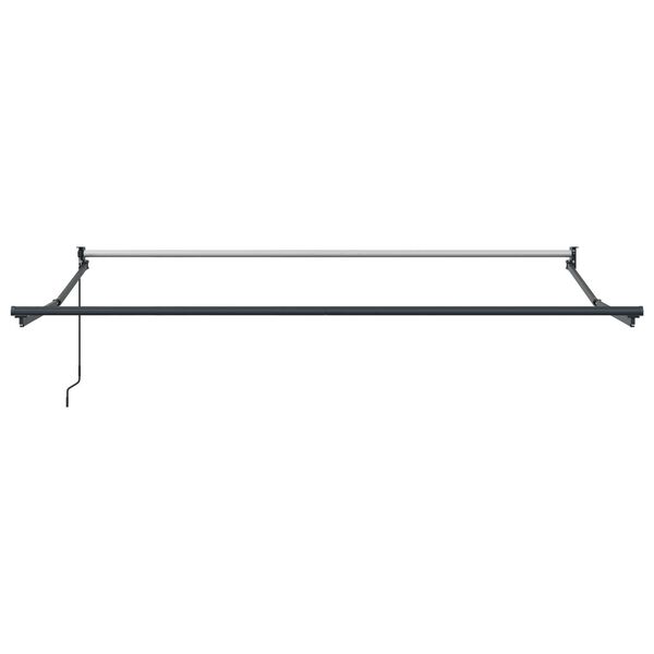 vidaXL Ανασυρόμενη Τέντα Πράσινη και Λευκή 300x250 cm