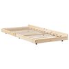 vidaXL Σκελετός Κρεβατιού Καφέ 75 x 190 cm Μασίφ ξύλο πεύκου