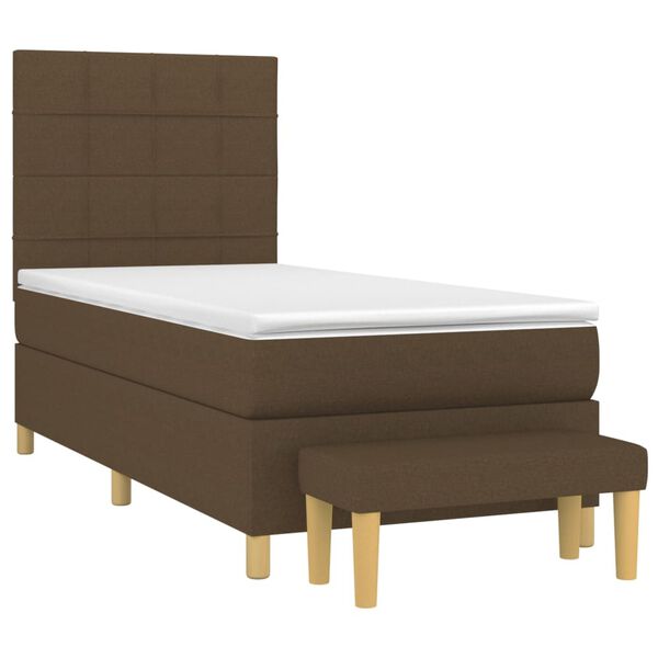 vidaXL &Kappa;&rho;&epsilon;&beta;ά&tau;&iota; Boxspring &mu;&epsilon; &Sigma;&tau;&rho;ώ&mu;&alpha; &Sigma;&kappa;&omicron;ύ&rho;&omicron; &Kappa;&alpha;&phi;έ 100x200 &epsilon;&kappa;. &Upsilon;&phi;&alpha;&sigma;&mu;ά&tau;&iota;&nu;&omicron;