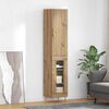 vidaXL Highboard Artisan Oak 34,5 x 34 x 180 εκ. Επεξεργασμένο ξύλο