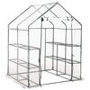 vidaXL Θερμοκήπιο με 8 Ράφια 143 x 143 x 195 εκ.
