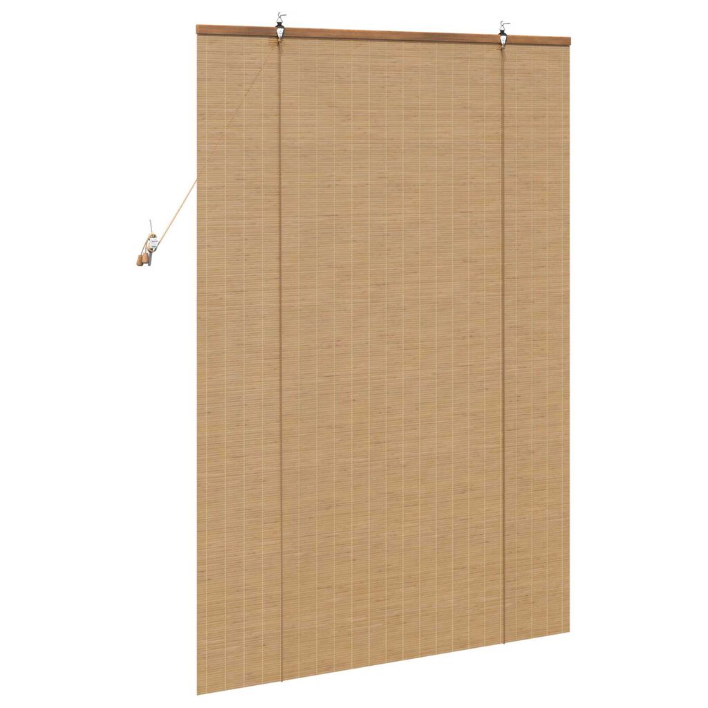 vidaXL Ρολά και Σκίες Παραθύρων Ανοιχτό καφέ 100 x 160 cm Μπαμπού