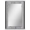 vidaXL Καθρέφτης Μπάνιου Ντουλάπι Γκρι Sonoma 42x12x60 εκ Επεξ. Ξύλο