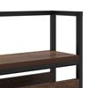 vidaXL Κεφαλάρι Αποθήκης με ράφι Καφέ δρυς 75 cm Επεξεργασμένο ξύλο