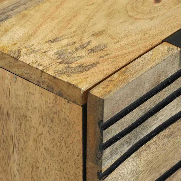 vidaXL Παραδοσιακά Πλευρικά Έπιπλα 2 pcs Καφέ 60 x 33.5 x 75 εκ.