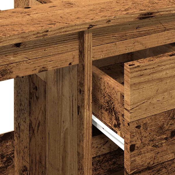 vidaXL Ντουλάπι νιπτήρα Παλιό ξύλο 65x33x60 cm Κατασκευασμένο ξύλο