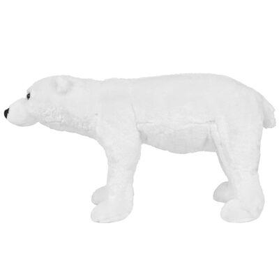 vidaXL Παιχνίδι Πολική Αρκούδα σε Όρθια Στάση Λευκό XXL Λούτρινο
