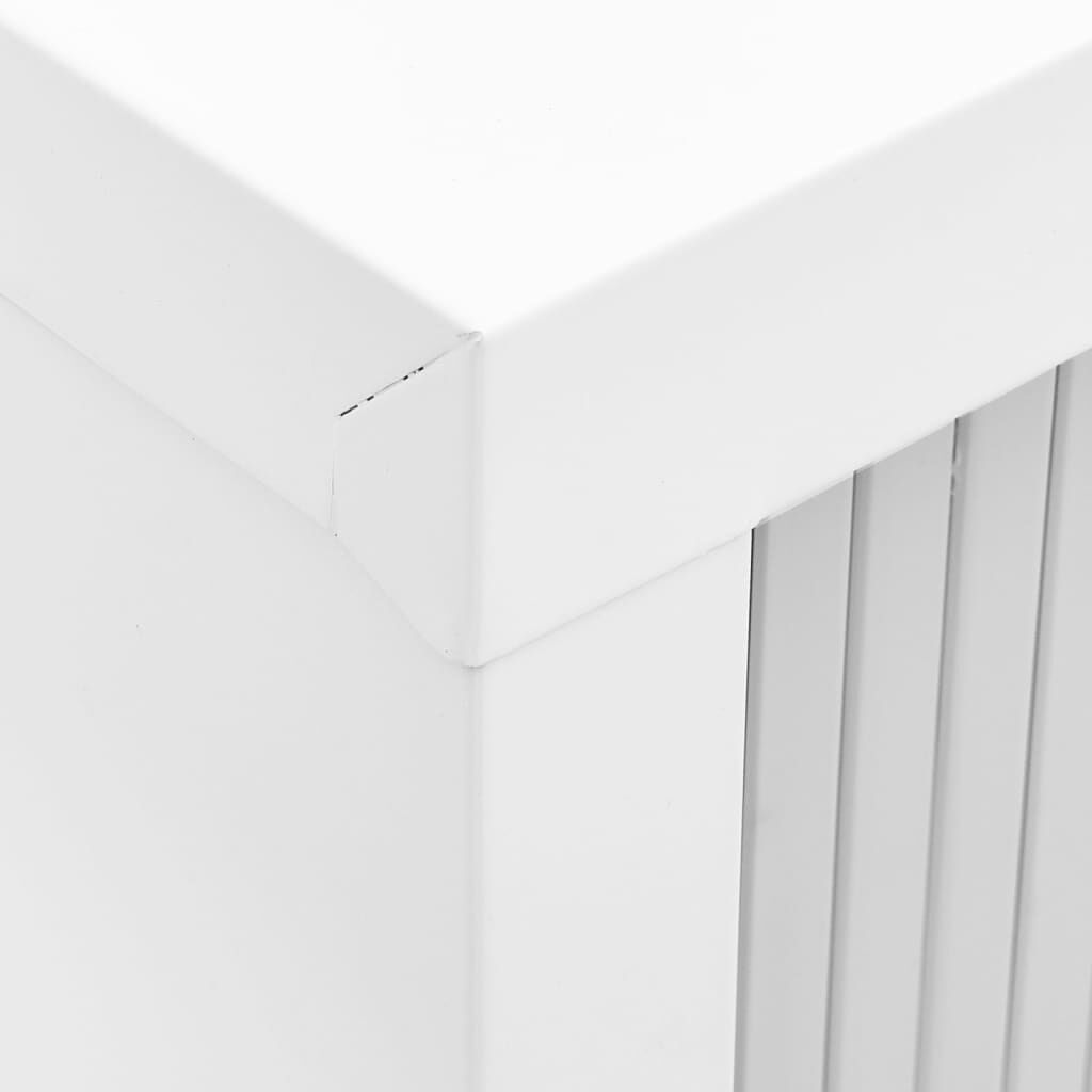 vidaXL Ντουλάπι με Συρόμενη Πόρτα Γκρι 90 x 40 x 90 εκ. Ατσάλινο