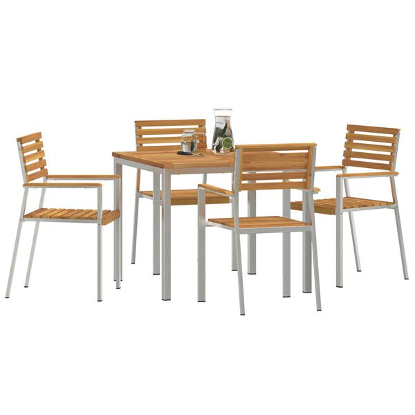 vidaXL Σέτ φαγητού για κήπο 5 pcs