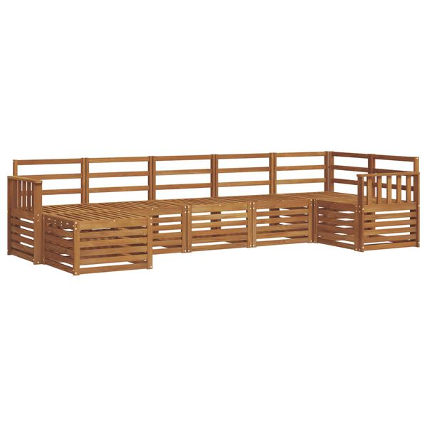 vidaXL &Sigma;&epsilon;&tau; &Kappa;&alpha;&nu;&alpha;&pi;έ 7 pcs &Phi;&upsilon;&sigma;&iota;&kappa;ό &Sigma;&tau;&epsilon;&rho;&epsilon;ό &Xi;ύ&lambda;&omicron; &Alpha;&kappa;&alpha;&kappa;ί&alpha;&sigmaf;