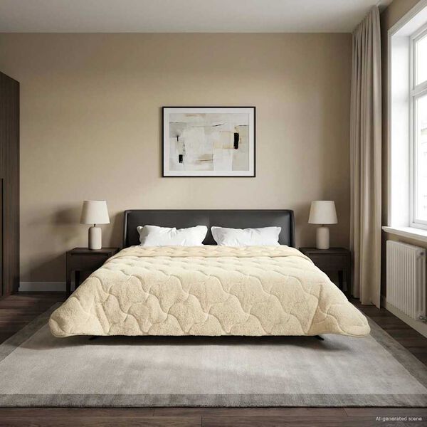 vidaXL &Kappa;&alpha;&lambda;&omicron;&kappa;&alpha;&iota;&rho;&iota;&nu;ό &Pi;&alpha;&pi;&lambda;&omega;&mu;&alpha;&tau;&omicron;&theta;ή&kappa;&eta; &Omicron;&upsilon;&alpha;&nu;&tau;&iota;&nu;&gamma;&kappa; &Kappa;&rho;&epsilon;&mu; 220 x 240 cm