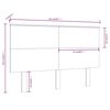 vidaXL Κεφαλάρι Κρεβατιού Γκρι 144x6x82,5 εκ. από Μασίφ Ξύλο Πεύκου