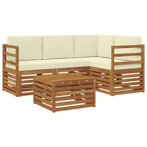 vidaXL &Sigma;&epsilon;&iota;&rho;ά &Kappa;&alpha;&nu;&alpha;&pi;έ &Epsilon;&xi;&omega;&tau;&epsilon;&rho;&iota;&kappa;&omicron;ύ &mu;&epsilon; &mu;&alpha;&xi;&iota;&lambda;ά&rho;&iota; 5 pcs &Phi;&upsilon;&sigma;&iota;&kappa;ό &kappa;&alpha;&iota; &Kappa;&rho;έ&mu;&alpha;