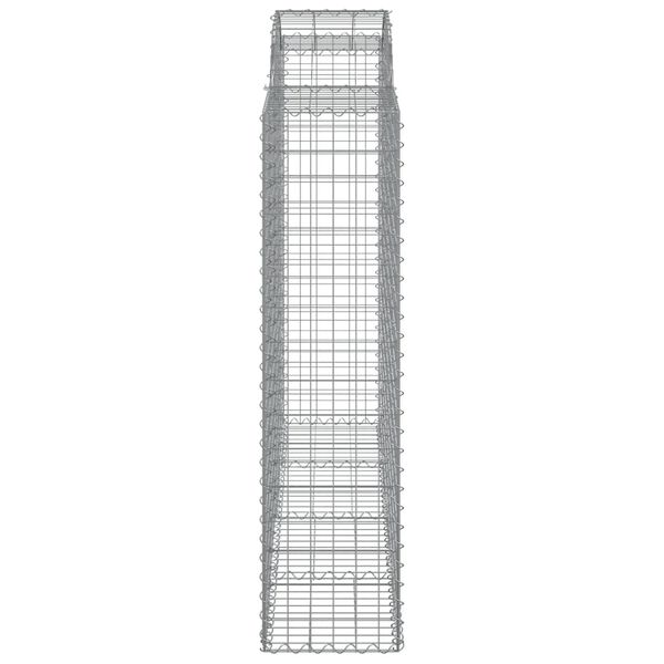 vidaXL Συρματοκιβώτια Τοξωτά 8 τεμ. 200x50x160/180 εκ. Γαλβαν. Ατσάλι