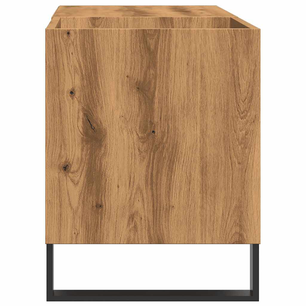 vidaXL Δισκοθήκη Δρυς τεχνίτης 84,5x38x48 εκ. από Επεξεργασμένο Ξύλο