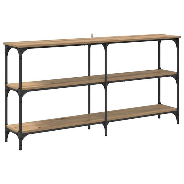 vidaXL Τραπέζι κονσόλας Artisan Oak 150 x 29 x 75 εκ