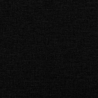 vidaXL Καναπές Κρεβάτι Γωνιακός Μαύρος 279 x 140 x 70 εκ. Υφασμάτινος