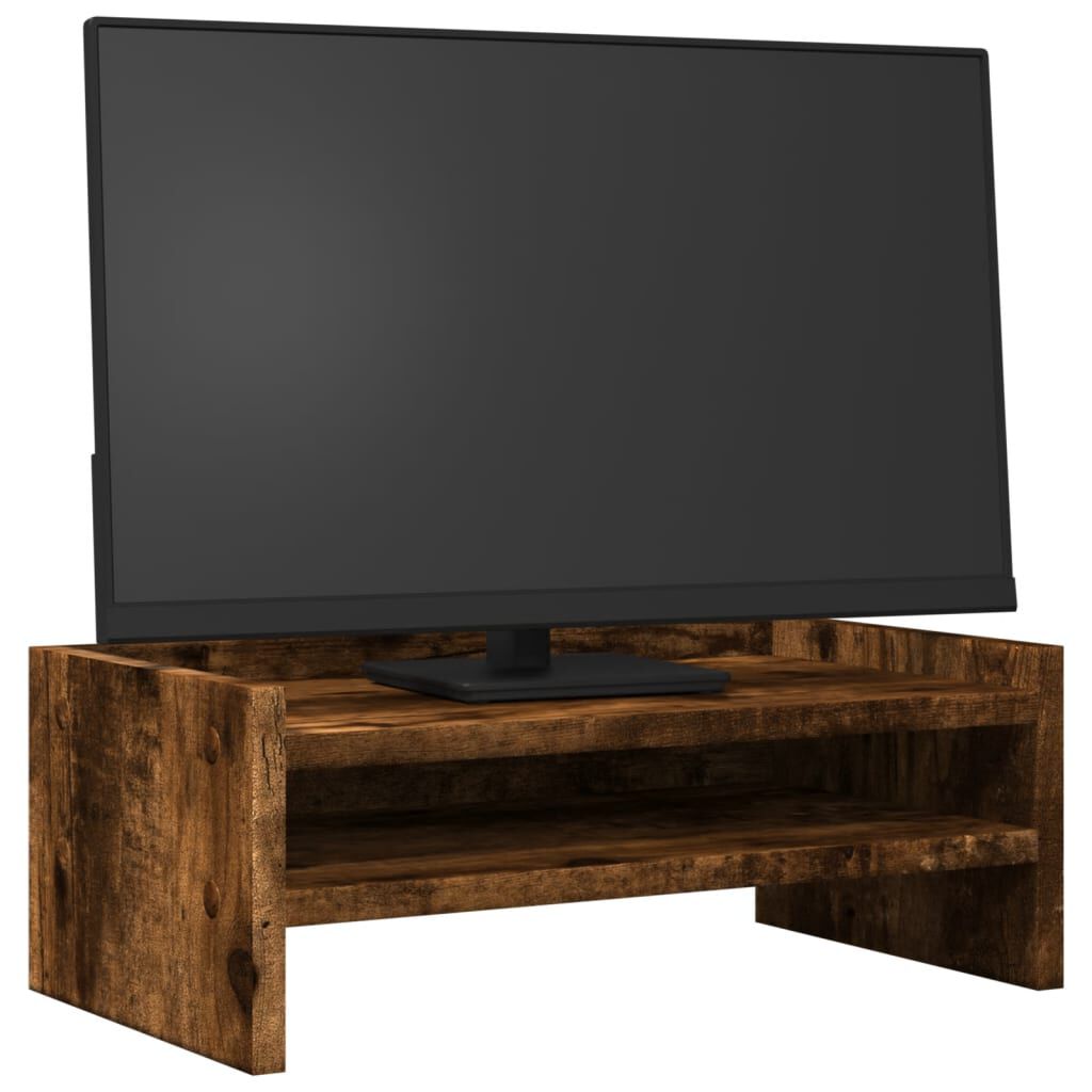 vidaXL Βάση Οθόνης Καπνιστή Δρυς 42x24x16 εκ. από Επεξεργασμένο Ξύλο