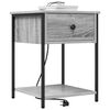 vidaXL Κομοδίνο Γκρι sonoma 42 x 41 x 56 εκ. Επεξεργασμένο ξύλο