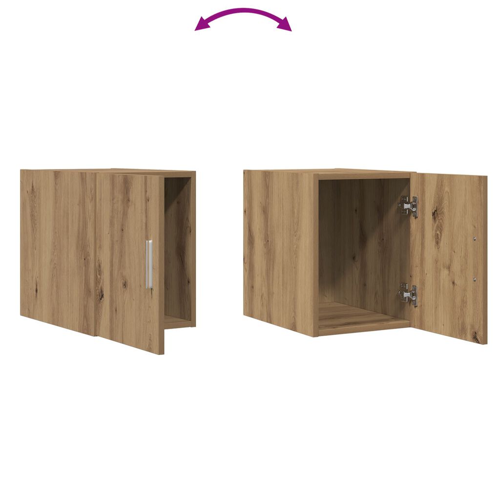 vidaXL Έπιπλο Τοίχου Μασίφ Δρυός 30x42.5x40 εκ. Κατασκευασμένο Ξύλο