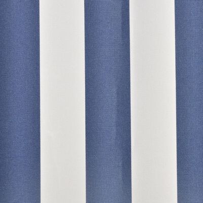 vidaXL Τεντόπανο Μπλε / Λευκό 450 x 300 εκ. από Καραβόπανο