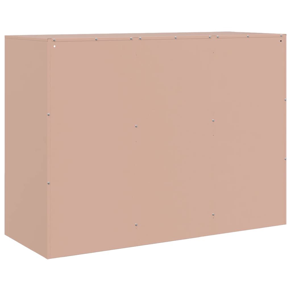 vidaXL Ντουλάπι Ροζ 99x39x73 εκ. από Ατσάλι