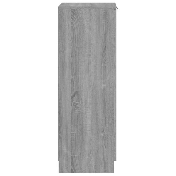 vidaXL Παπουτσοθήκη Γκρι Sonoma 30x35x100 εκ. από Επεξεργασμένο Ξύλο