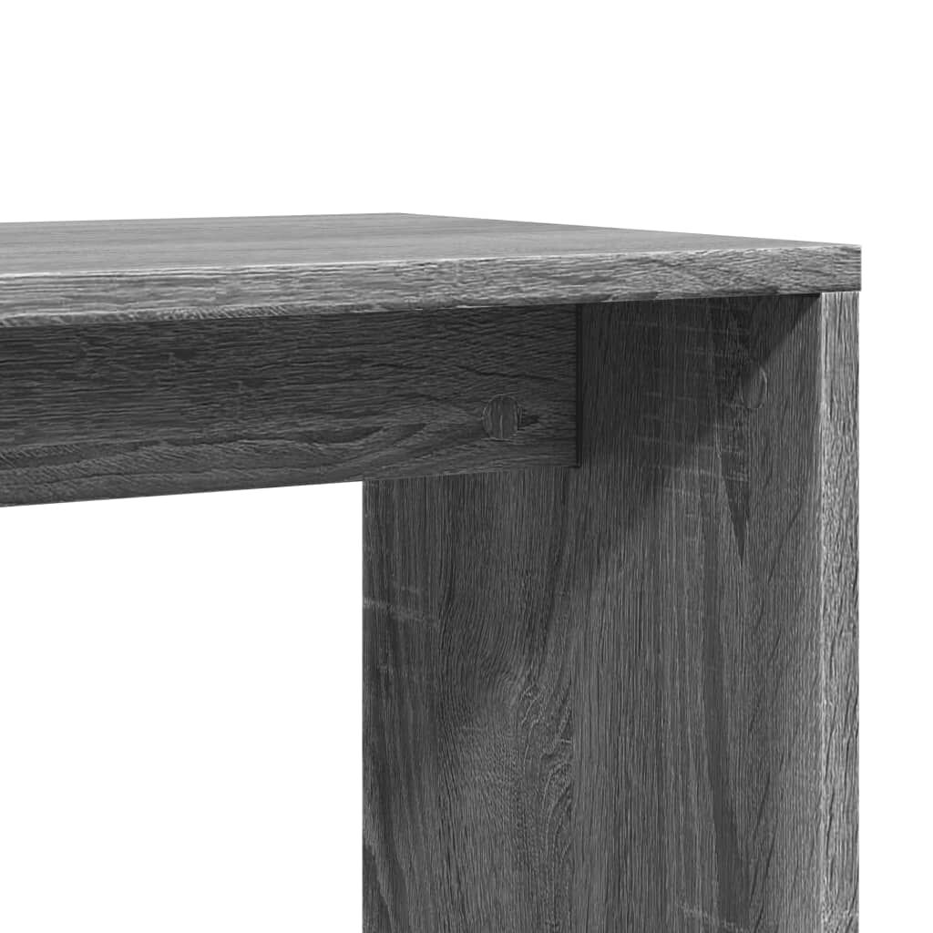 vidaXL Βοηθητικά Τραπέζια 2 τεμ Γκρι Sonoma 50x30x50 εκ. Επεξ. Ξύλο