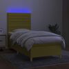 vidaXL &Kappa;&rho;&epsilon;&beta;ά&tau;&iota; Boxspring &mu;&epsilon; &Sigma;&tau;&rho;ώ&mu;&alpha; & LED &Pi;&rho;ά&sigma;&iota;&nu;&omicron; 90x190 &epsilon;&kappa;. &Upsilon;&phi;&alpha;&sigma;&mu;ά&tau;&iota;&nu;&omicron;
