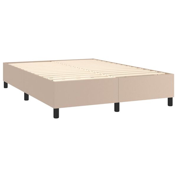 vidaXL &Kappa;&rho;&epsilon;&beta;ά&tau;&iota; Boxspring &mu;&epsilon; &Sigma;&tau;&rho;ώ&mu;&alpha; &Kappa;&alpha;&pi;&omicron;&upsilon;&tau;&sigma;ί&nu;&omicron; 140x200&epsilon;&kappa;.&alpha;&pi;ό &Sigma;&upsilon;&nu;&theta;.&Delta;έ&rho;&mu;&alpha;