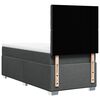 vidaXL Κρεβάτι Boxspring με Στρώμα Σκούρο Γκρι 80x200 εκ. Υφασμάτινο
