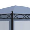 vidaXL Κιόσκι με Σήτες Ανθρακί 3 x 4 μ. Ατσάλινο