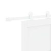 vidaXL Σετ Συρόμενης Πόρτας Λευκό 83 x 202 εκ.