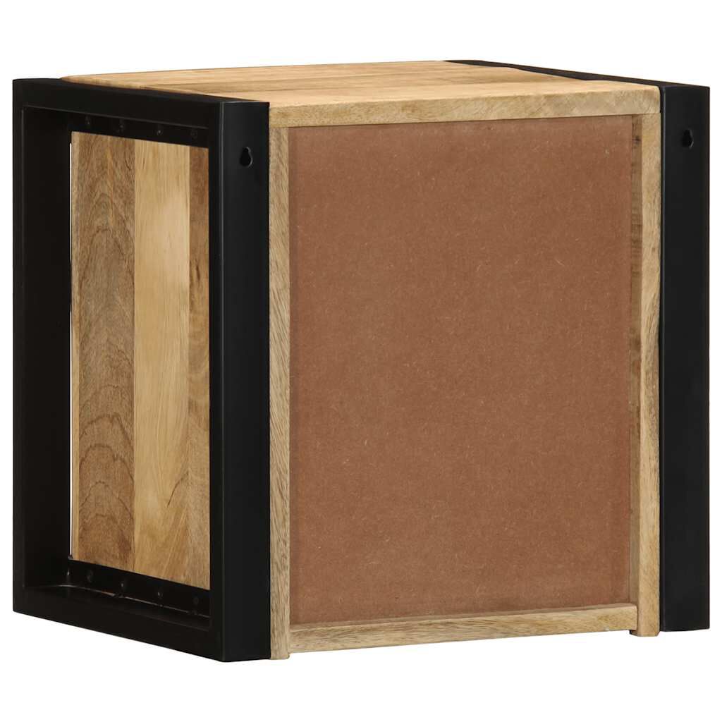 vidaXL Κομοδίνο 40x35x40 cm Στερεό ακατέργαστο ξύλο Mango