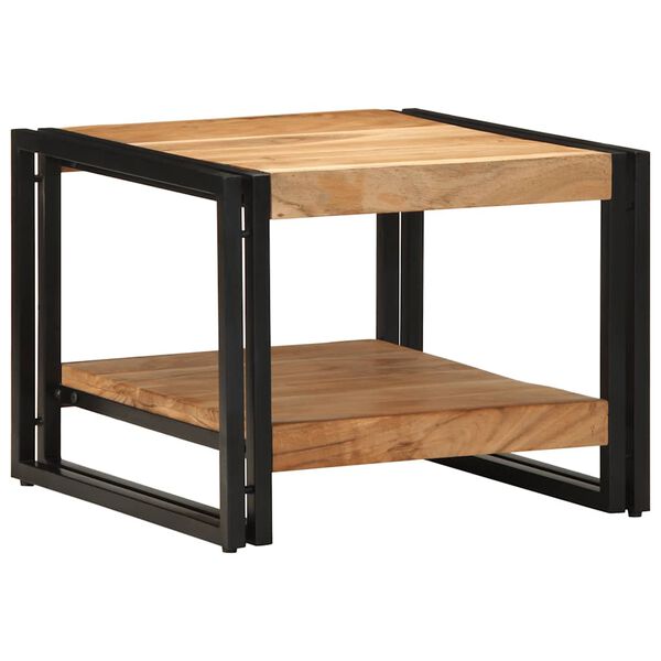 vidaXL Τραπεζάκι σαλονιού 50x50x38 cm μασίφ ξύλο ακακίας