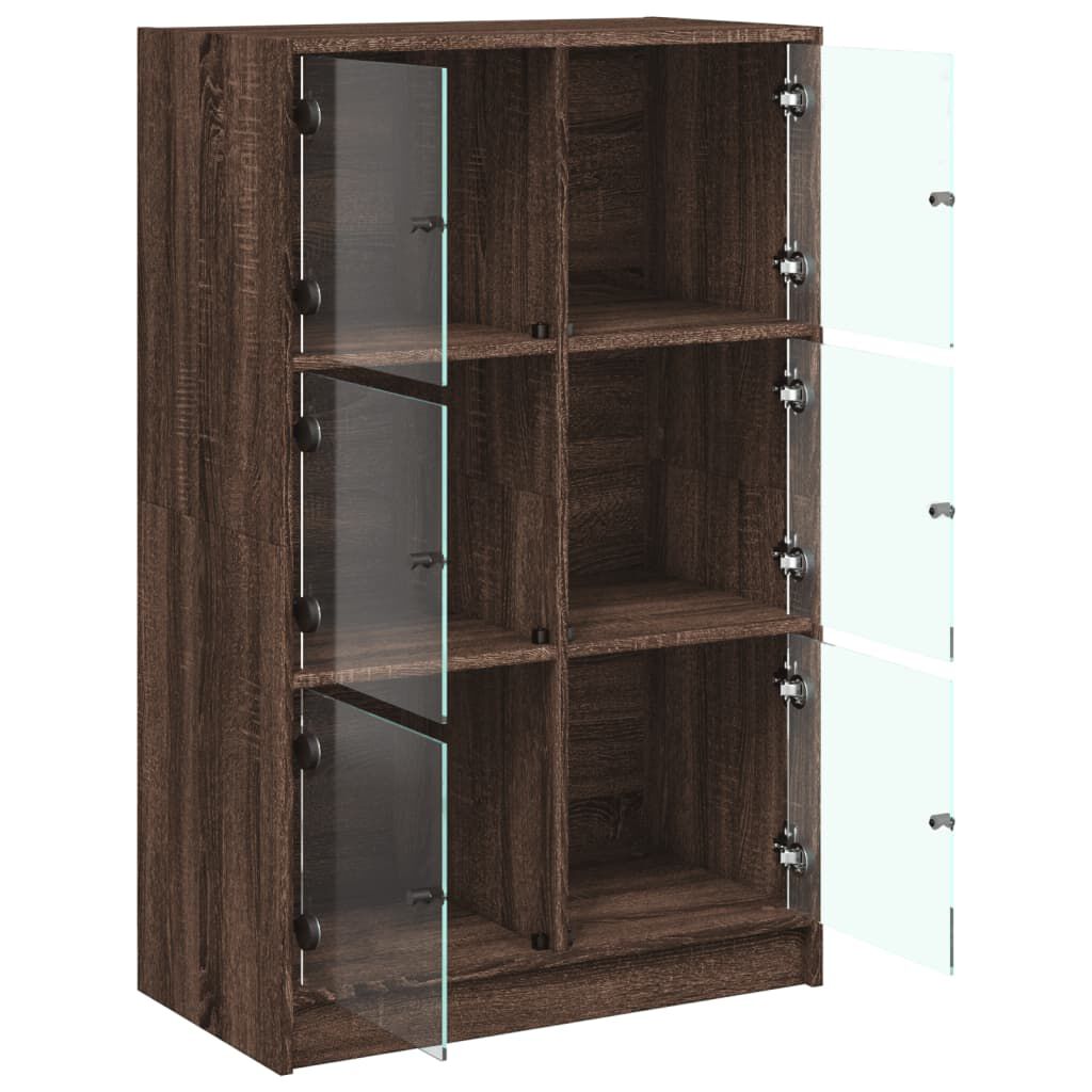vidaXL Ντουλάπι με Πόρτες 68x37x109 εκ. από Επεξεργασμένο Ξύλο