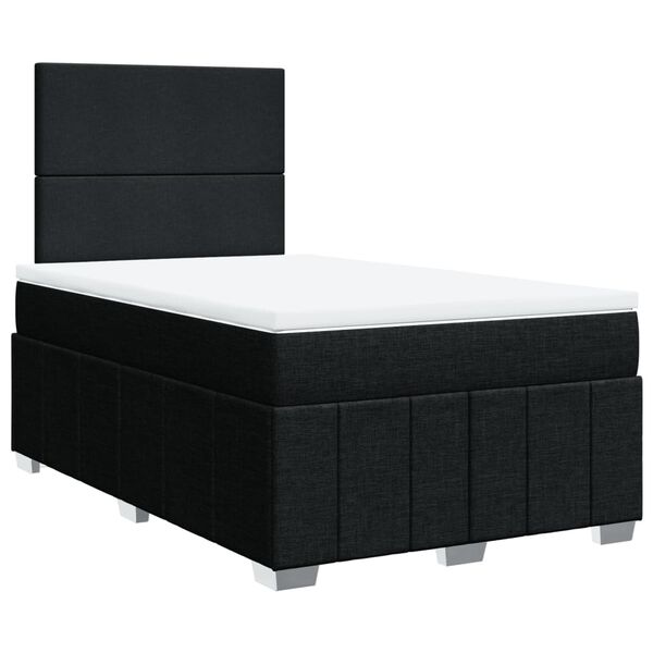 vidaXL &Kappa;&rho;&epsilon;&beta;ά&tau;&iota; Boxspring &mu;&epsilon; &Sigma;&tau;&rho;ώ&mu;&alpha; &Mu;&alpha;ύ&rho;&omicron; 120x200 &epsilon;&kappa;. &Upsilon;&phi;&alpha;&sigma;&mu;ά&tau;&iota;&nu;&omicron;