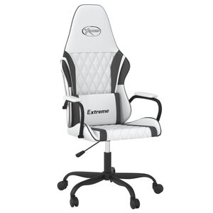 vidaXL &Kappa;&alpha;&rho;έ&kappa;&lambda;&alpha; Gaming &Mu;&alpha;&sigma;ά&zeta; &Lambda;&epsilon;&upsilon;&kappa;ό/&Mu;&alpha;ύ&rho;&omicron; &alpha;&pi;ό &Sigma;&upsilon;&nu;&theta;&epsilon;&tau;&iota;&kappa;ό &Delta;έ&rho;&mu;&alpha;