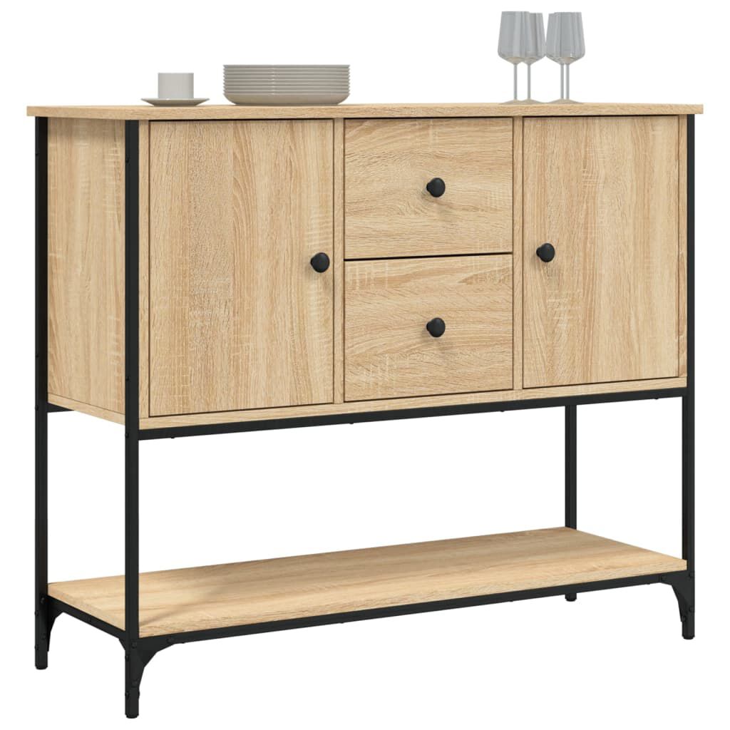 vidaXL Μπουφές Sonoma Δρυς 100 x 36 x 85 εκ. από Επεξεργασμένο Ξύλο