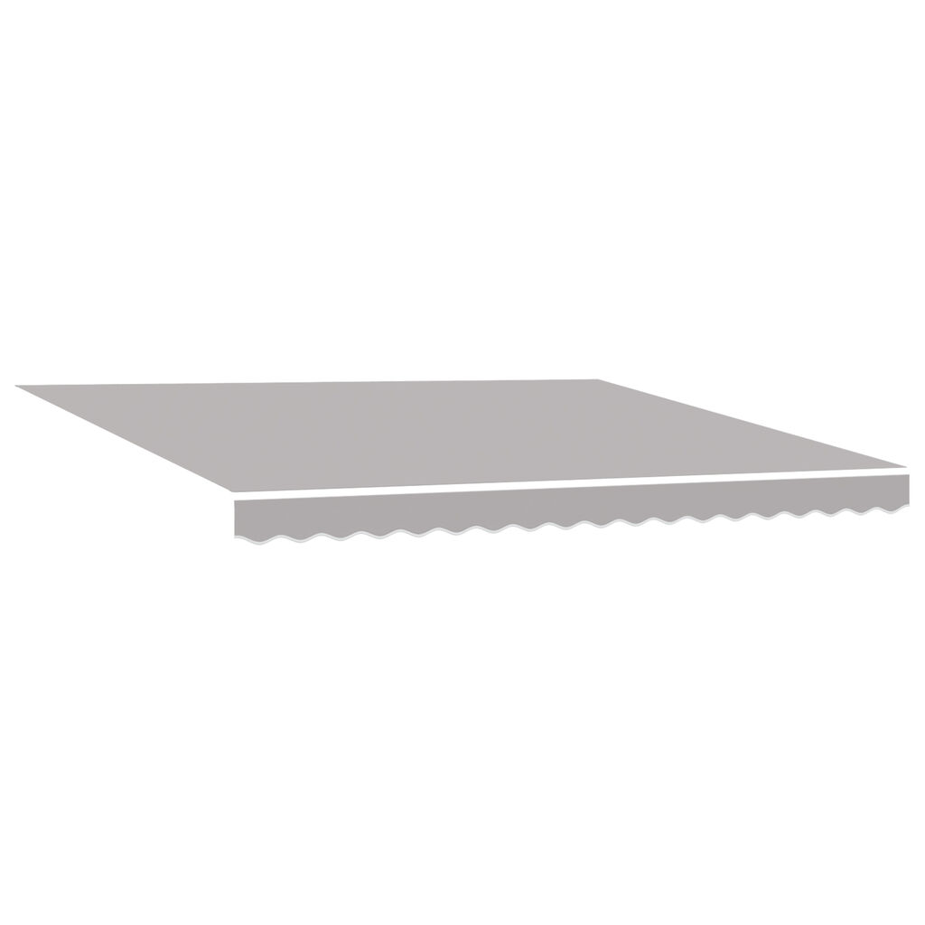 vidaXL Ανασυρόμενη Τέντα Ανοιχτό Γκρι 400x300 cm