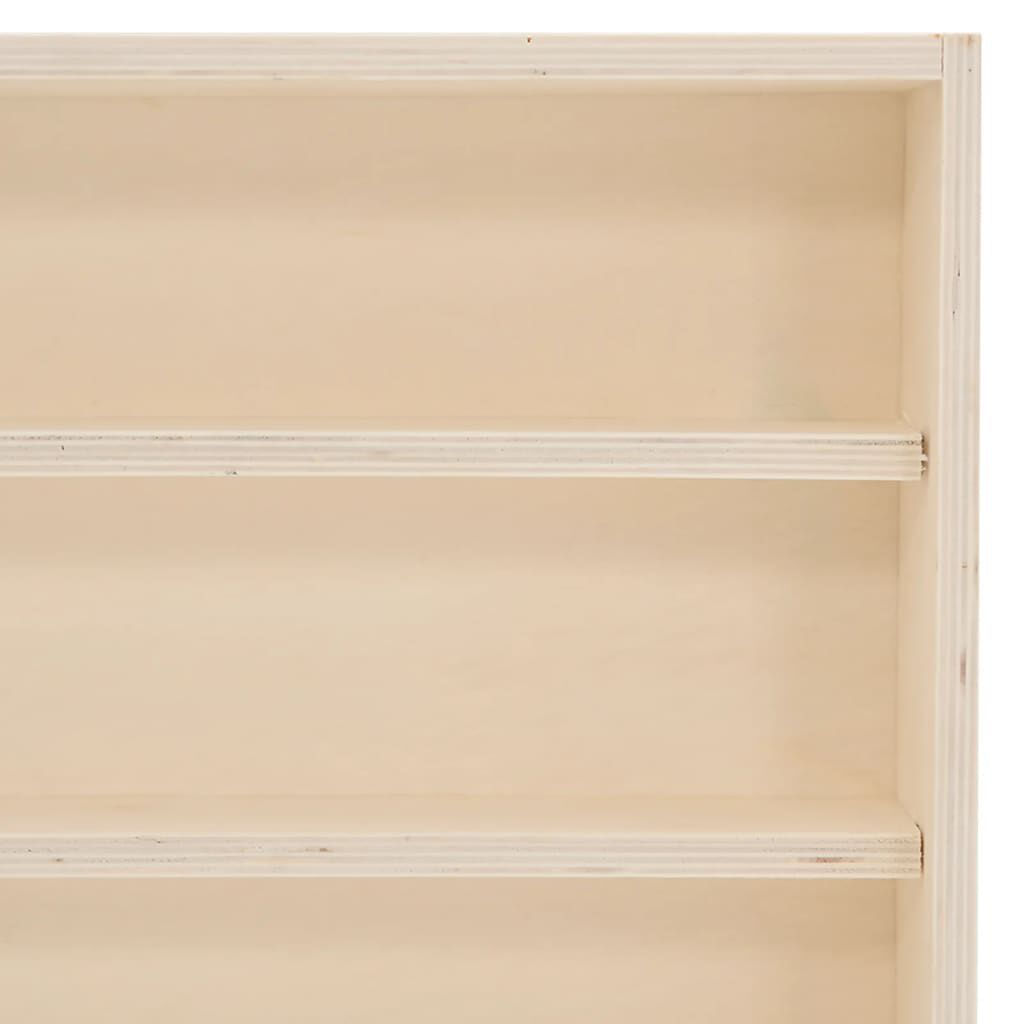 vidaXL Ξύλινη συλλεκτική βιτρίνα με πόρτες 100x8,5x37 εκ.