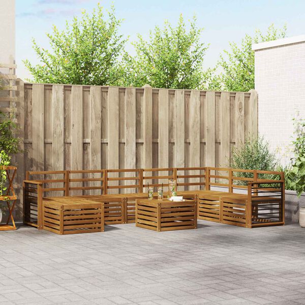 vidaXL &Sigma;&epsilon;&tau; &Kappa;&alpha;&nu;&alpha;&pi;έ &Phi;&upsilon;&sigma;&iota;&kappa;ό &Sigma;&tau;&epsilon;&rho;&epsilon;ό &Xi;ύ&lambda;&omicron; &Alpha;&kappa;&alpha;&kappa;ί&alpha;&sigmaf;