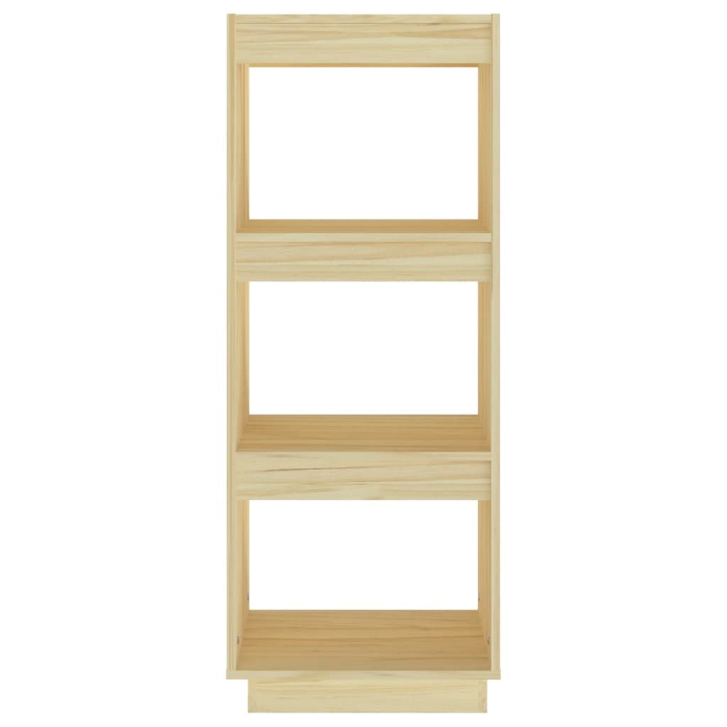 vidaXL Βιβλιοθήκη/Διαχωριστικό Χώρου 40x35x103 εκ. Μασίφ Ξύλο Πεύκου