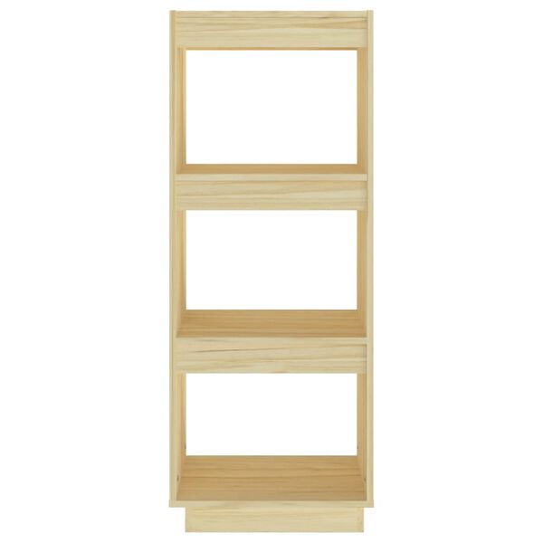 vidaXL Βιβλιοθήκη/Διαχωριστικό Χώρου 40x35x103 εκ. Μασίφ Ξύλο Πεύκου